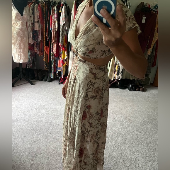 Like New Free People Jasper Midi in Daylight Ivory Size 6 - Picture 6 of 7